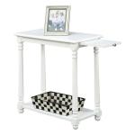 White Regent Wood Accent Table