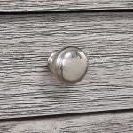 Gray Double Shelf Wood Accent Table