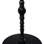 Black Santel Spindle Accent Table