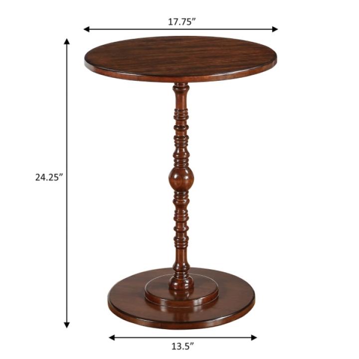 Brown Santel Spindle Accent Table