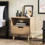 Natural Riviera Single Drawer Nightstand
