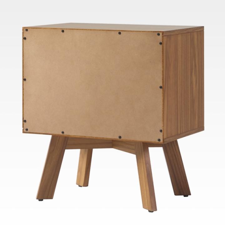 Mocha Wood Mid-century Modern Nightstand