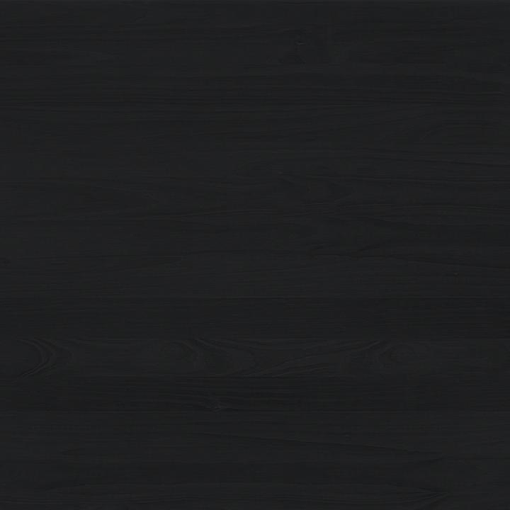 Black Wood Rounded Edge Nightstand