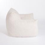 Cream Comfy Foam Lounge Chair