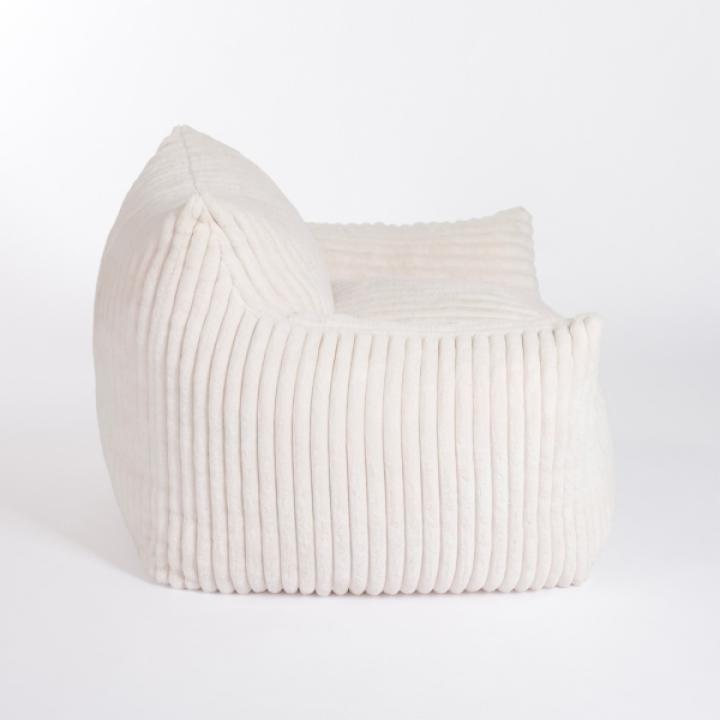 Cream Comfy Foam Lounge Chair