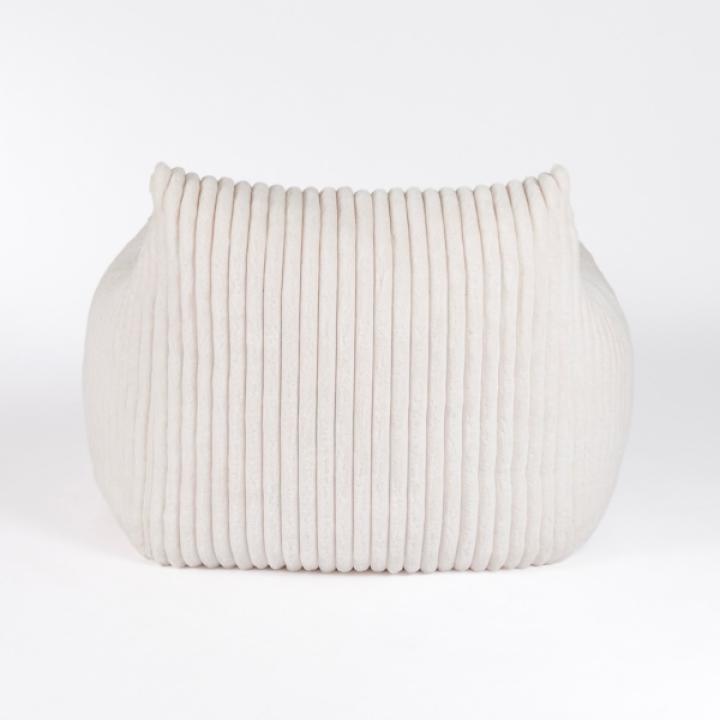 Cream Comfy Foam Lounge Chair