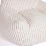 Cream Comfy Foam Lounge Chair