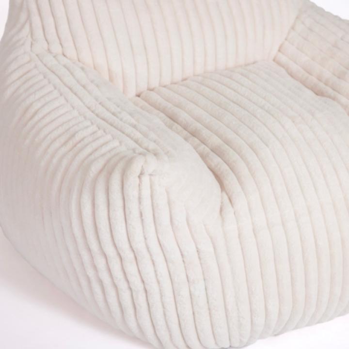 Cream Comfy Foam Lounge Chair