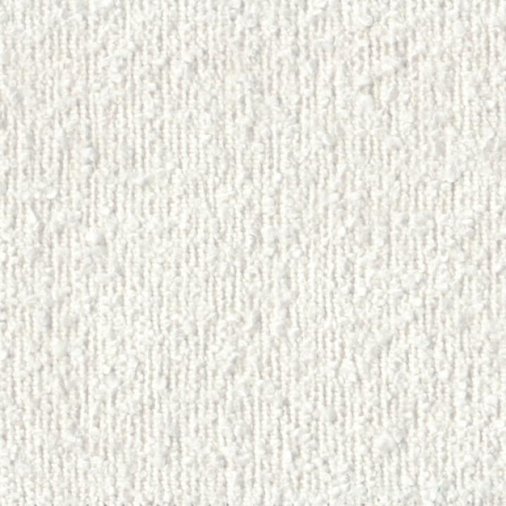 Cream Boucle Natural Wood Ottoman