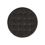 Espresso Faux Leather Tufted Storage Ottoman