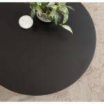 Black Wood Round Ford Coffee Table