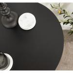 Black Wood Round Ford Accent Table