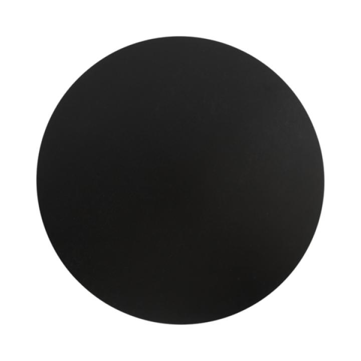 Black Wood Round Ford Accent Table