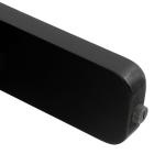 Black Wood Round Ford Accent Table