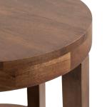 Walnut Round Talen Accent Table