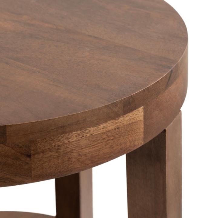 Walnut Round Talen Accent Table