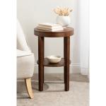 Walnut Round Talen Accent Table