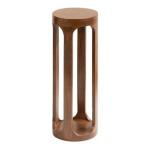 Walnut Round Wood Devon Accent Table