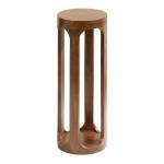 Walnut Round Wood Devon Accent Table
