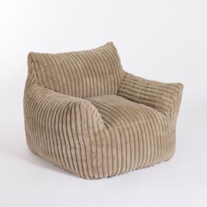 Taupe Comfy Foam Lounge Chair