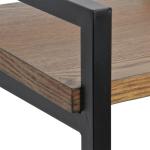 4-Tier Black Metal Frame Shelf