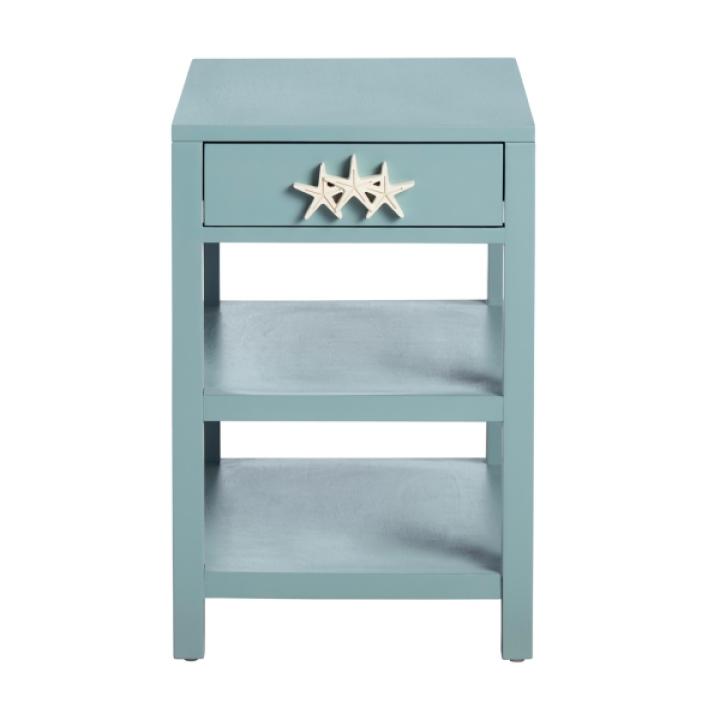 Turquoise Starfish Accent Table