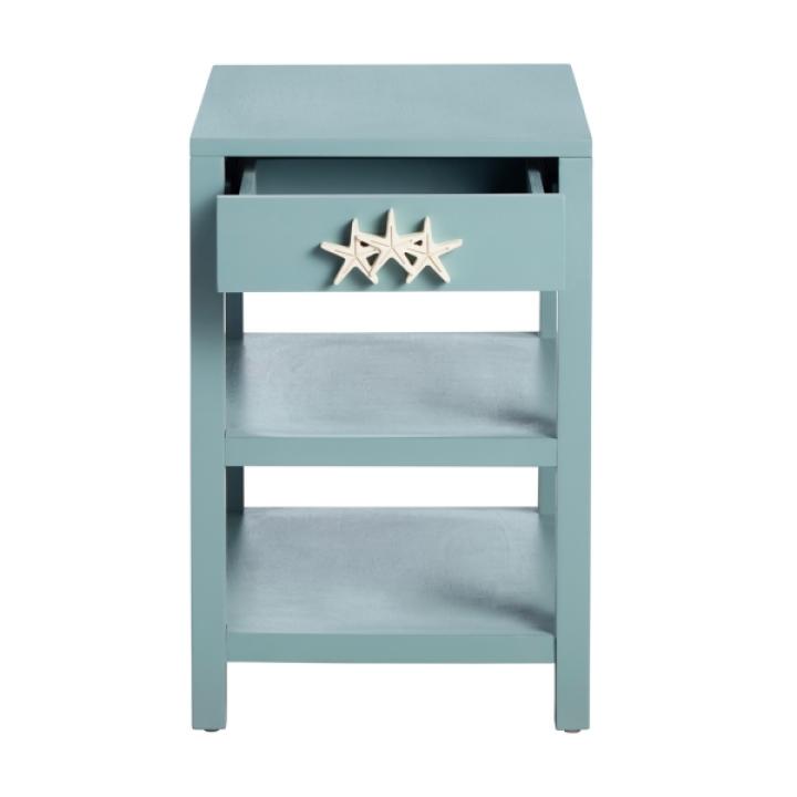 Turquoise Starfish Accent Table