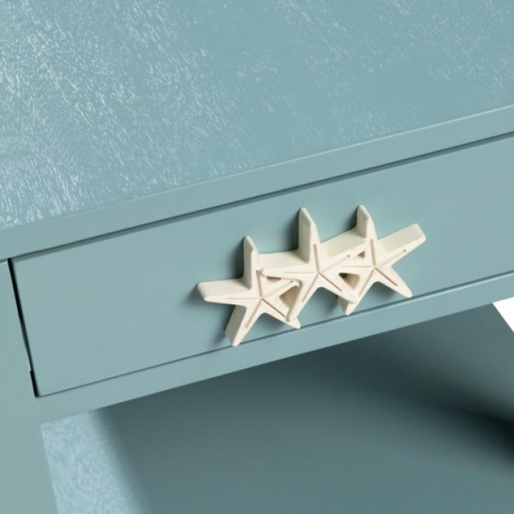 Turquoise Starfish Accent Table