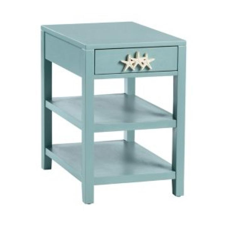 Turquoise Starfish Accent Table