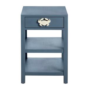 Blue Crab Accent Table
