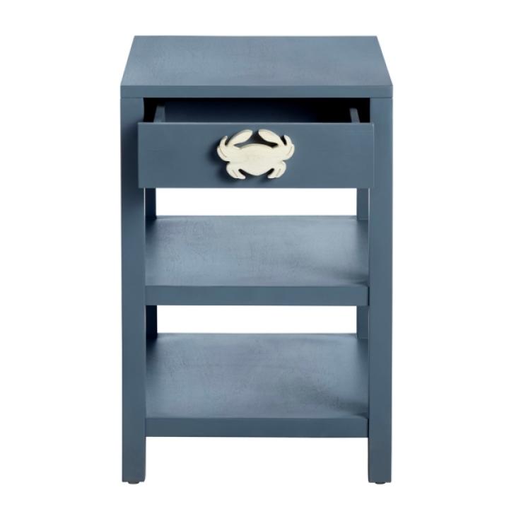 Blue Crab Accent Table
