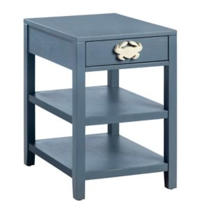 Blue Crab Accent Table
