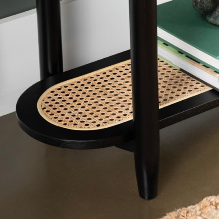 Black Beaded Murphy Accent Table