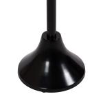 Round Black Metal Layla Accent Table