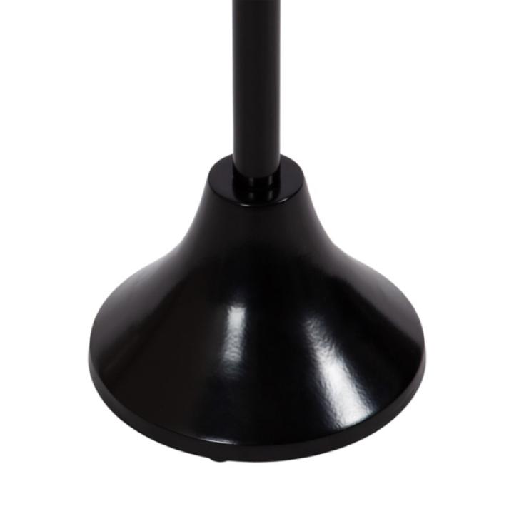 Round Black Metal Layla Accent Table