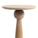 Round Natural Wood Jess Accent Table