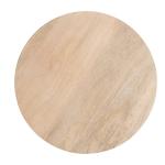 Round Natural Wood Jess Accent Table