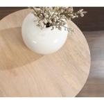 Round Natural Wood Jess Accent Table