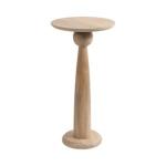 Round Natural Wood Jess Accent Table
