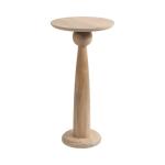 Round Natural Wood Jess Accent Table