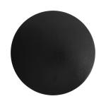 Round Black Wood Jess Accent Table
