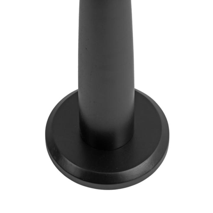 Round Black Wood Jess Accent Table