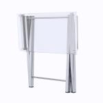 Clear Acrylic Folding TV Tray Tables, Set of 2