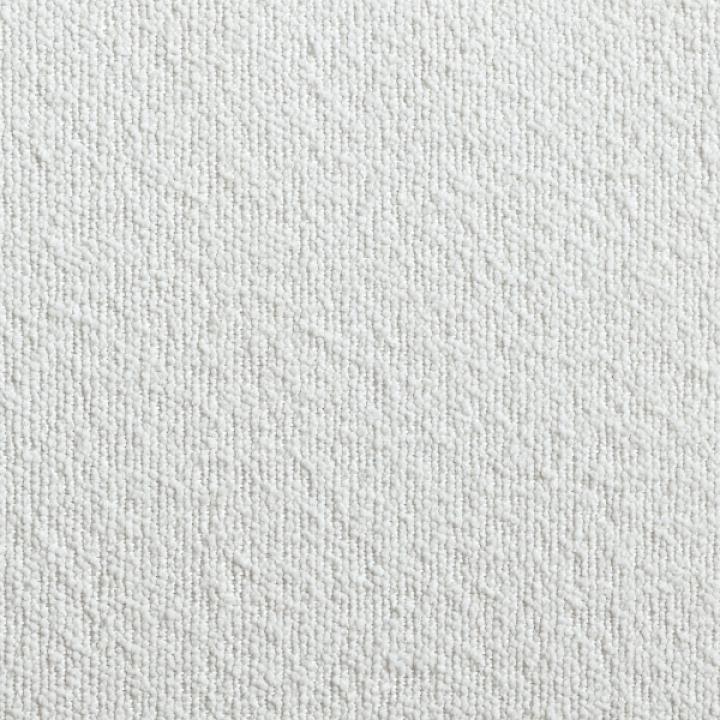 White Boucle Modern Accent Chair