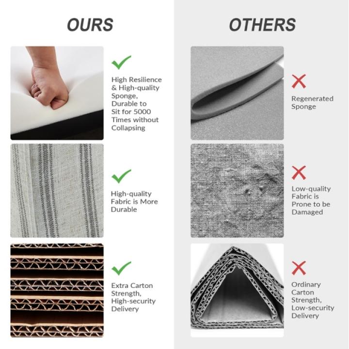 Gustaf Gray Striped Armchair