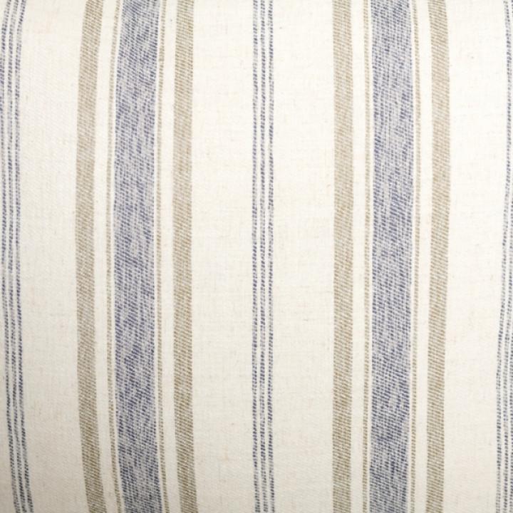 Blue Striped Upholstered Lauren Accent Chair