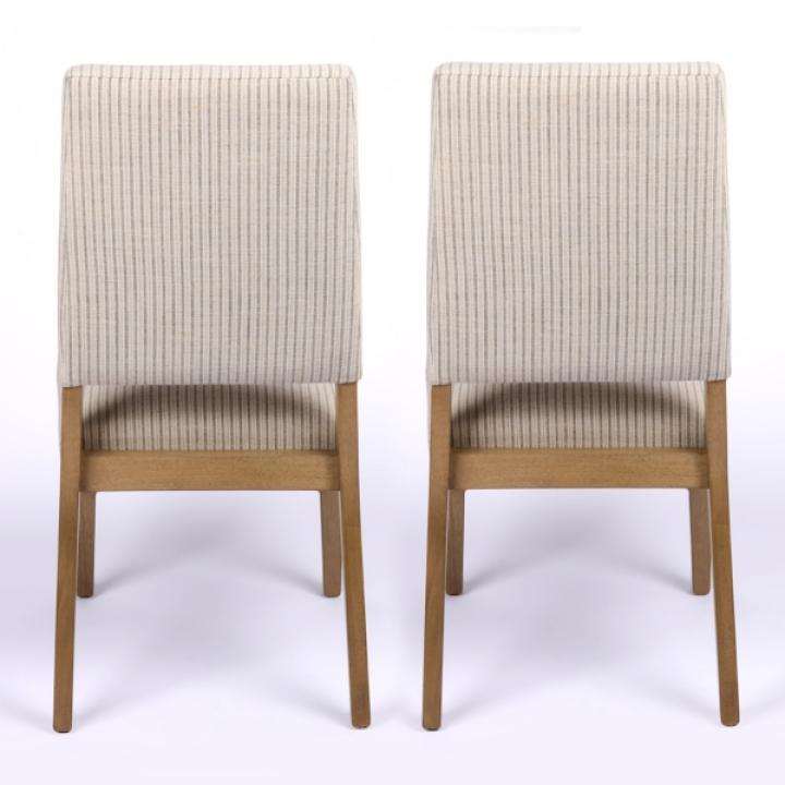 Granite Striped Reynolds Dining Chairs, Set of 2