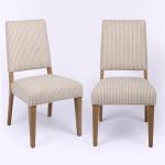 Granite Striped Reynolds Dining Chairs, Set of 2