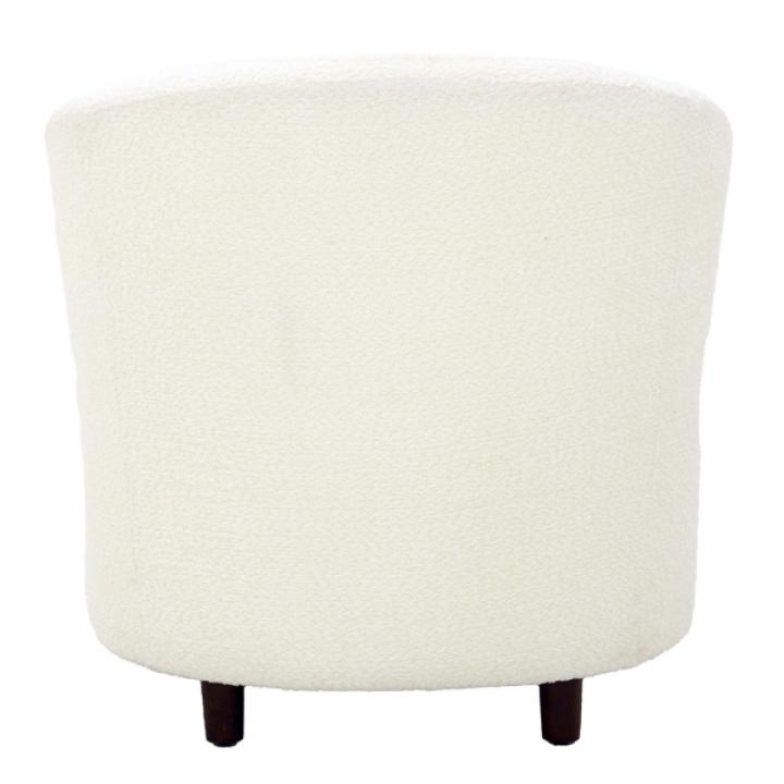 Ivory Boucle Parker Club Chair