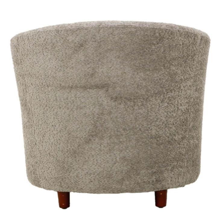 Pewter Boucle Parker Club Chair